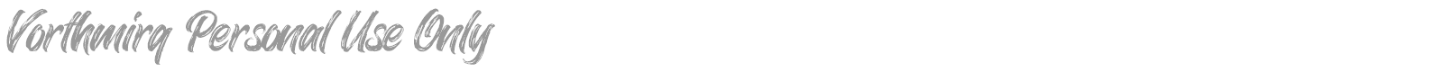 Vorthmirq font preview
